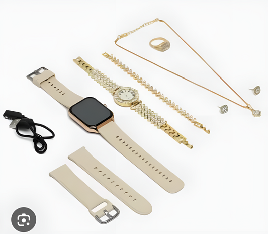 A58 Plus 6 In 1 Smartwatch For Women