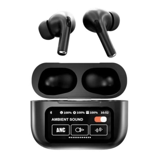 A9 Pro Earbuds Touch Screen Display