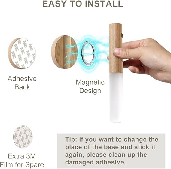 Motion Sensor Magnetic Wall Lamp