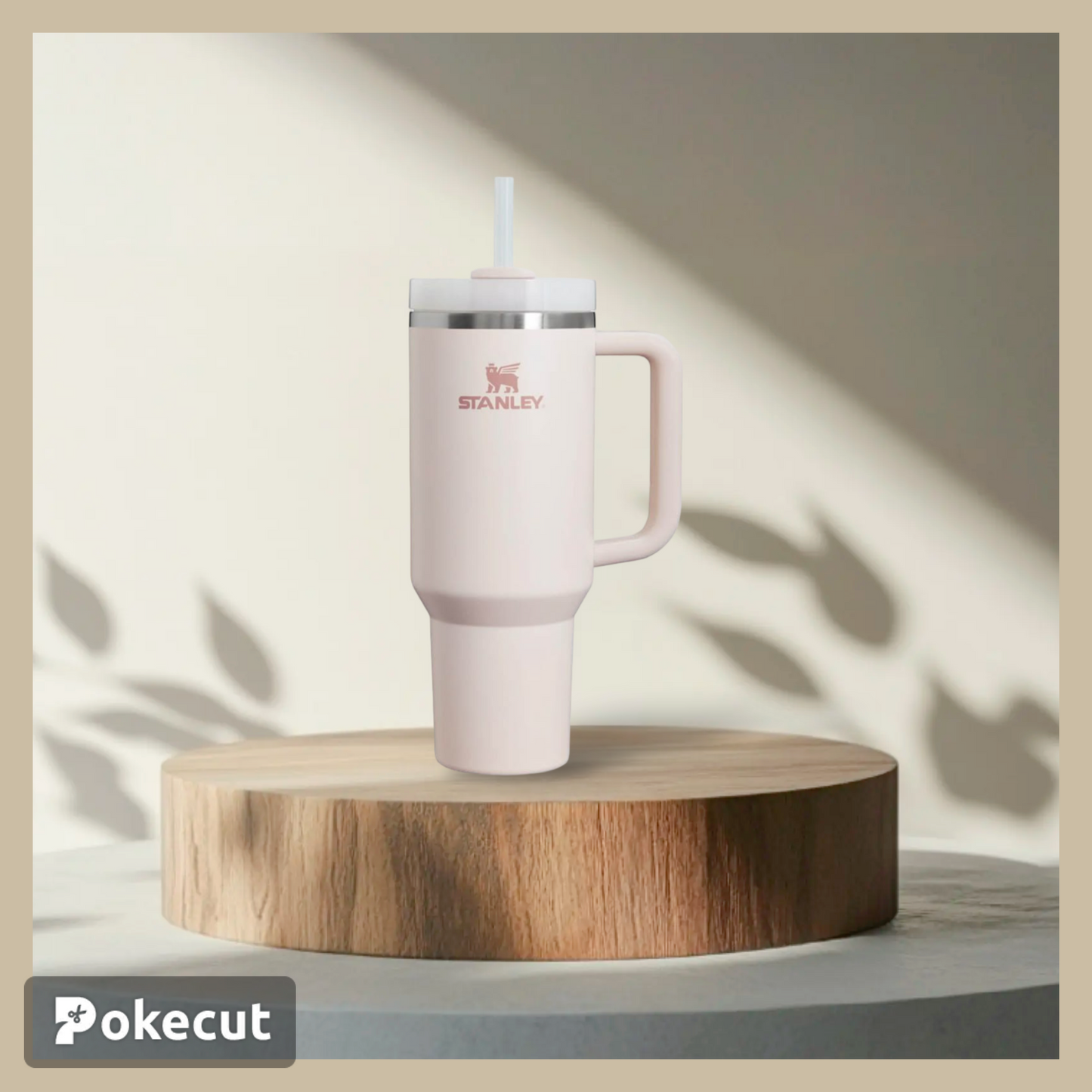 Stanely Tumbler mugs with straw.