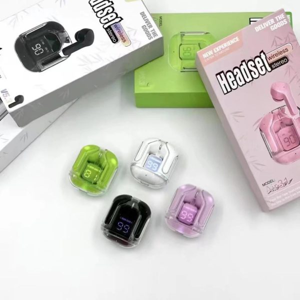 Pack Of 2  M10 Bluetooth Earbuds  & Air 31 Earbuds